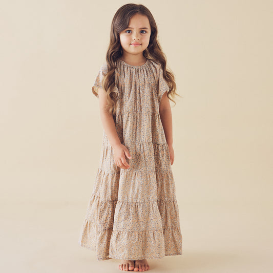 Mademoiselle Dress Wheat Wildflowers