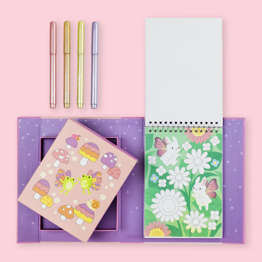 Shimmer Colouring Set Little Fairy Land