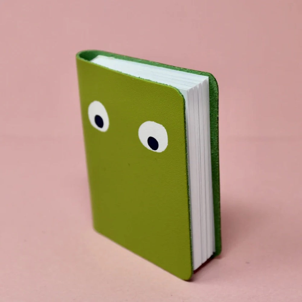 Googly Eye Mini Book Apple Green