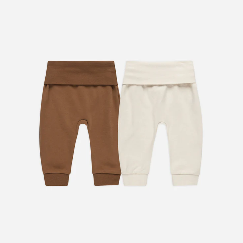 Baby Pant Set Cinnamon & Natural