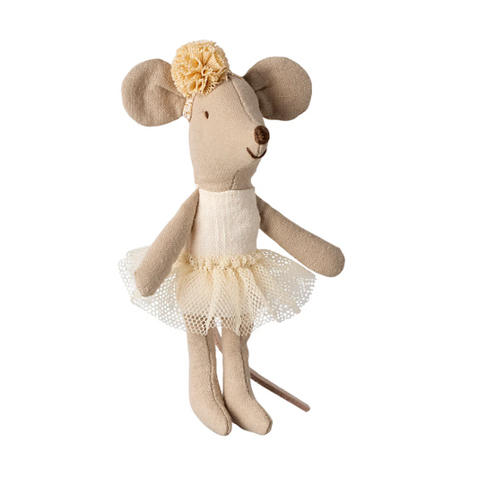 Ballerina Mouse Little Sister Off White