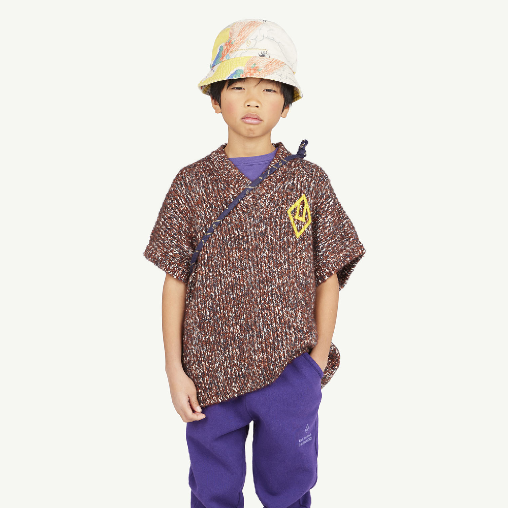 Bat Kids Vest Brown