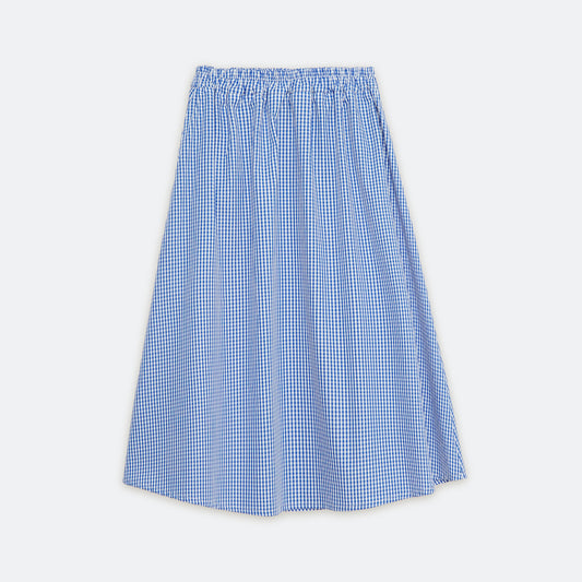 Blue Check Skirt