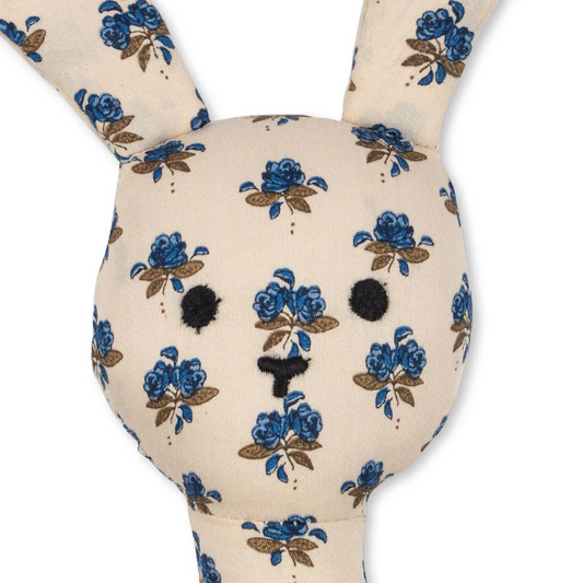 Bunny Hand Rattle Piccolo Blue