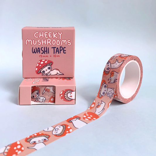 Cheeky Mushrooms Washi Tape