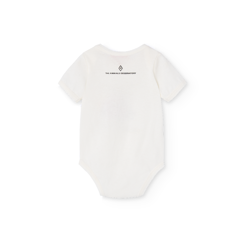 Chimpanzee Baby Bodysuit White