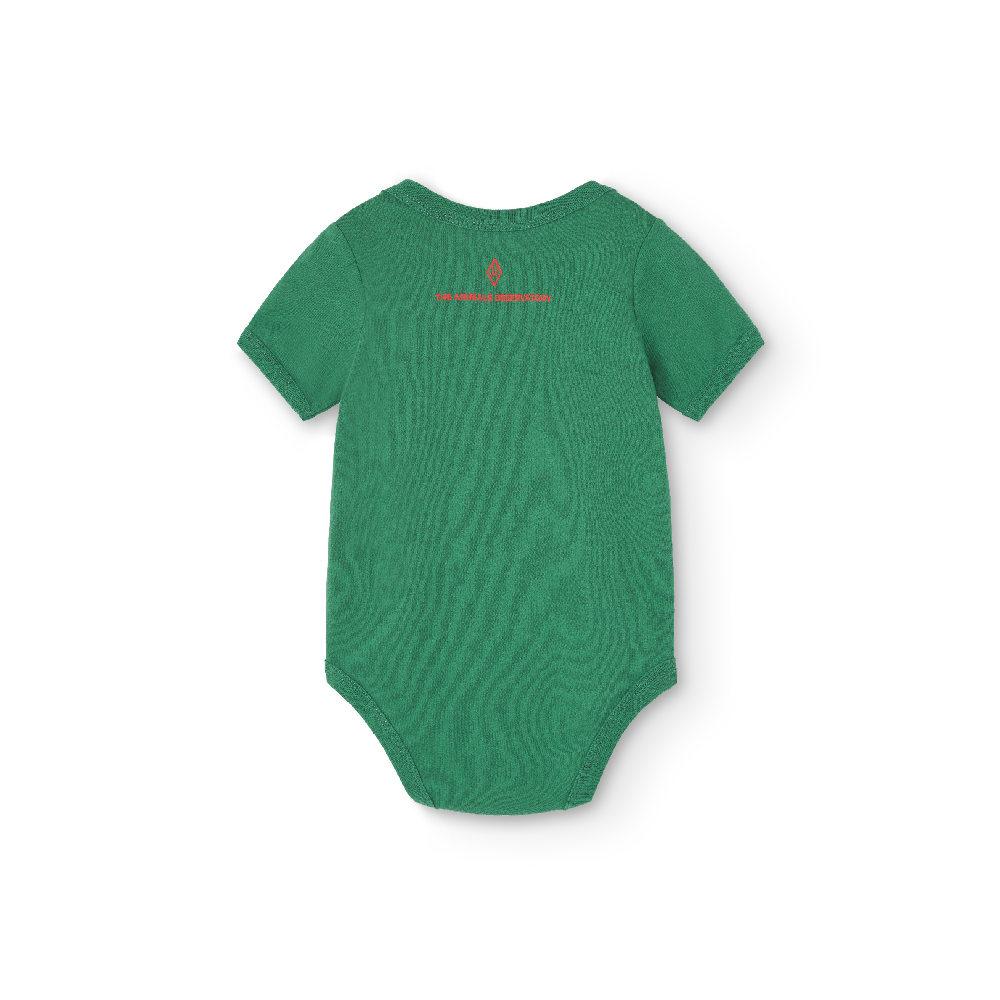 Chimpanzee Baby Bodysuit Green