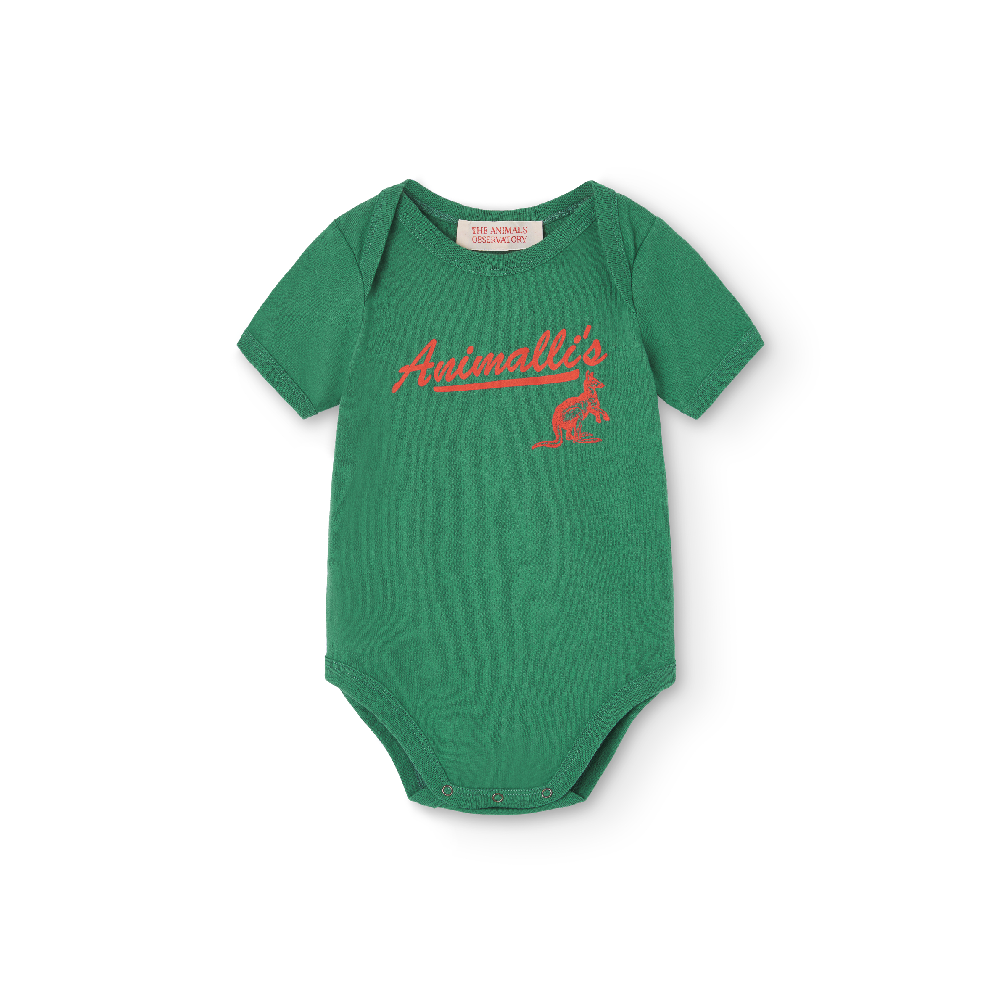 Chimpanzee Baby Bodysuit Green