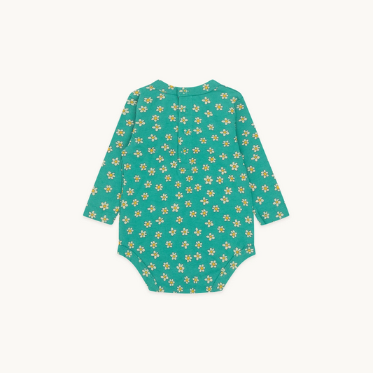 Daisies Bodysuit Deep Green