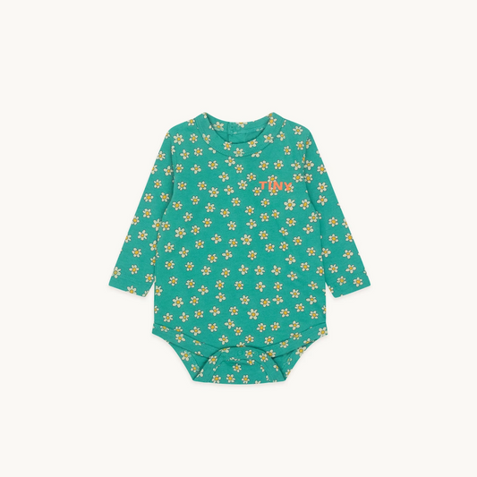 Daisies Bodysuit Deep Green