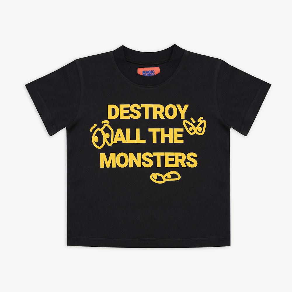 Destroy All Monsters Tee Black