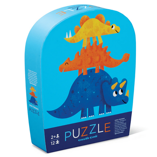 Mini Puzzle 12 Pc Dino Friends