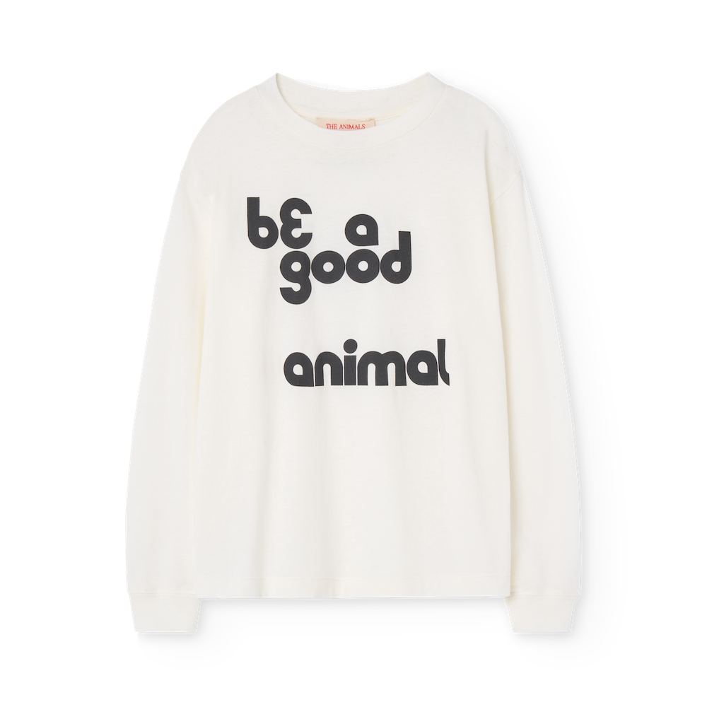 Dog Kids Long Sleeve T-Shirt White