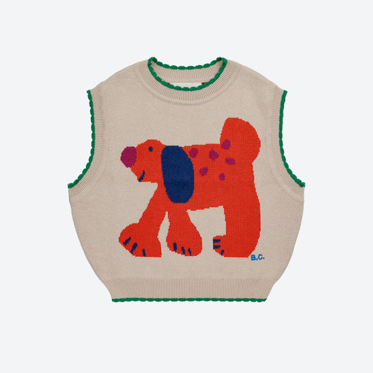 Fairy Dog Jacquard Knitted Vest