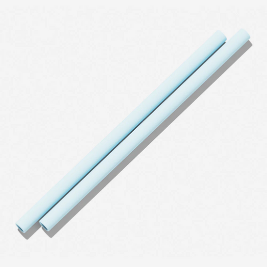 Silicone Straws 2 Pack Glacier