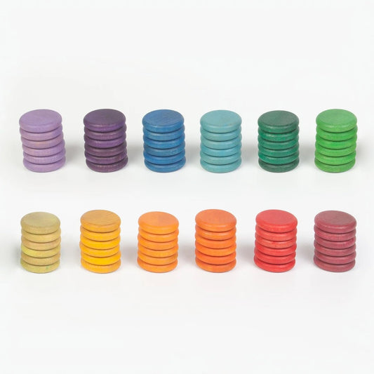 Coins 12 Colours, 72 Pieces