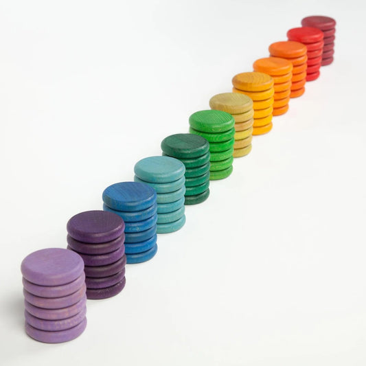 Coins 12 Colours, 72 Pieces