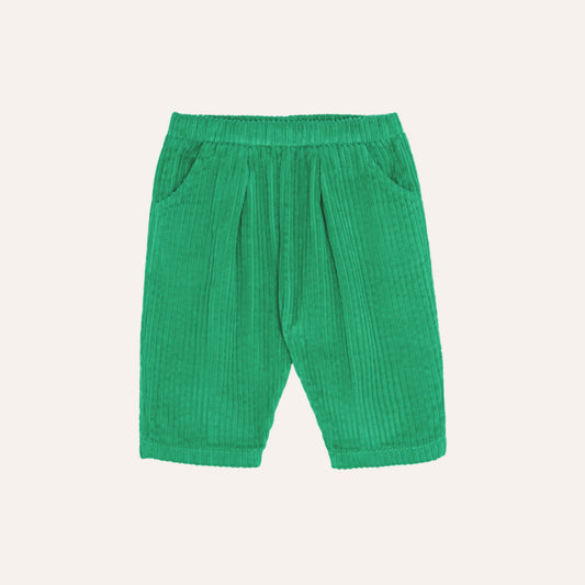 Green Corduroy Baby Trousers