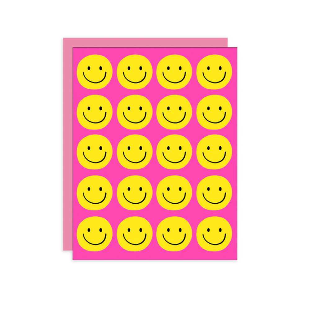 Happy Faces Greeting Card