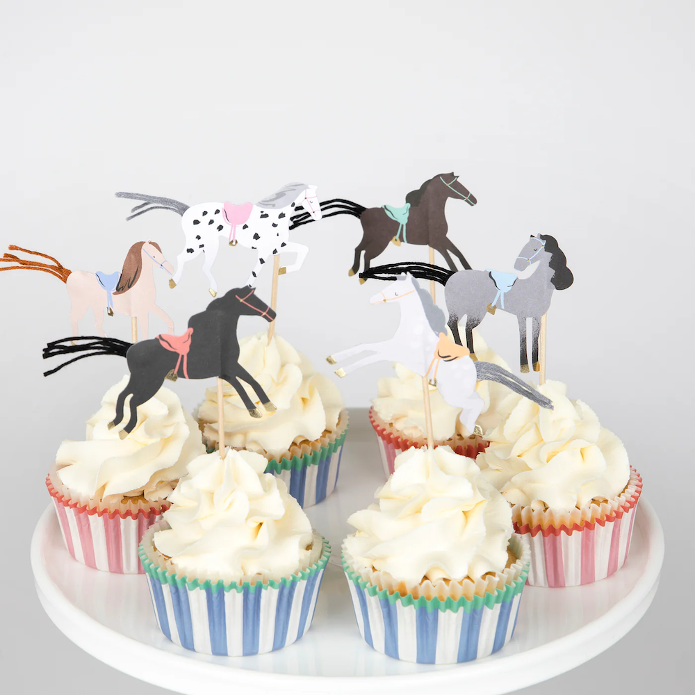 Horse Cupcake Kit 24 Toppers