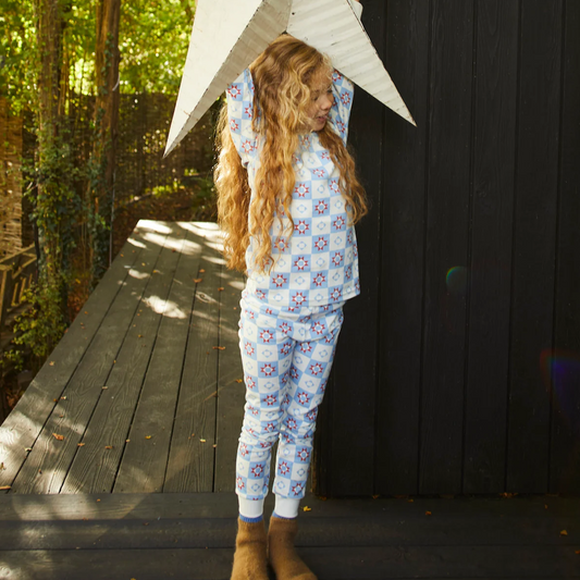 Kids Classic Pyjama Set Patchwork Star