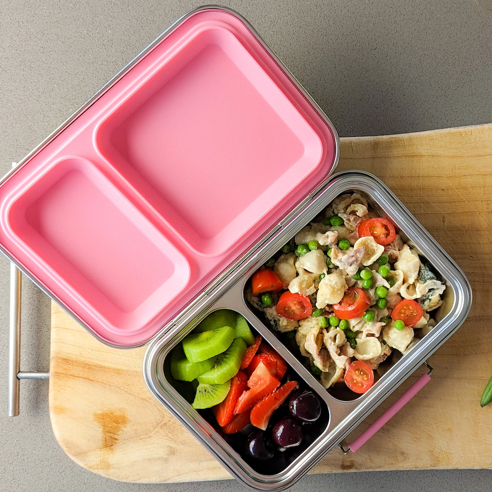 Bento Lunch Box 2 Pink Rose