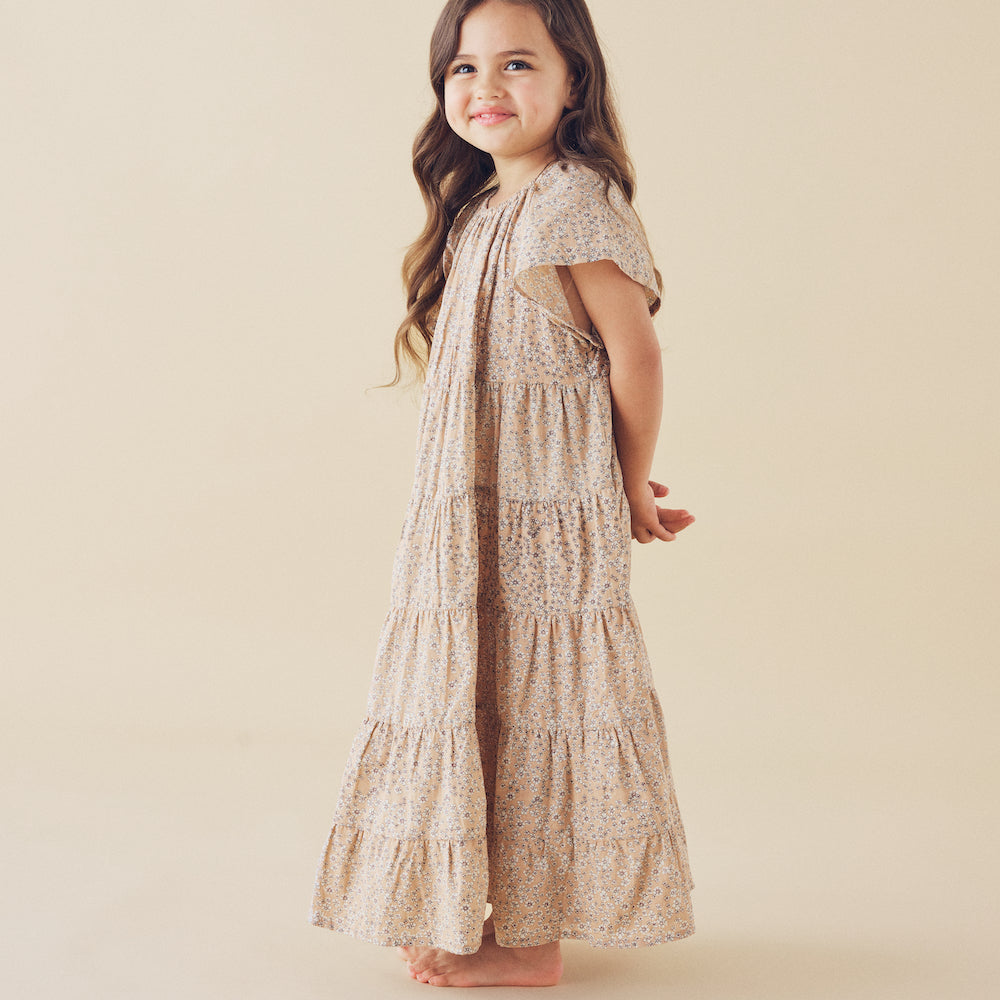 Mademoiselle Dress Wheat Wildflowers