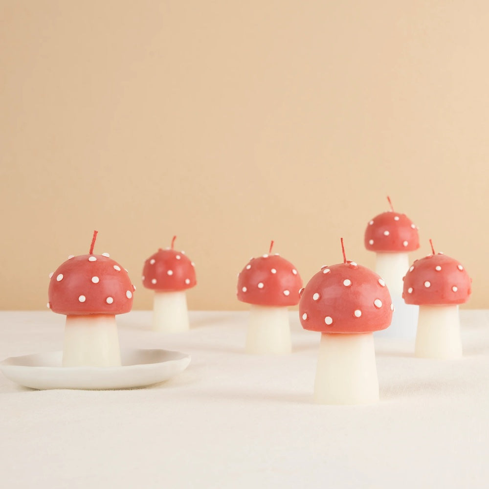 Mini Mushroom Candles 6