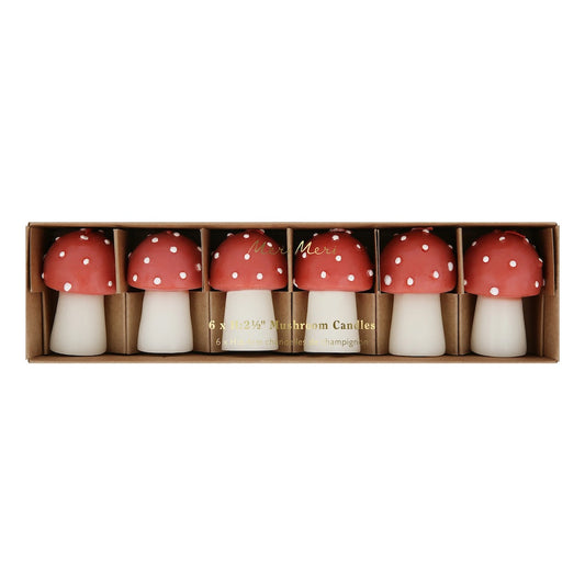 Mini Mushroom Candles 6