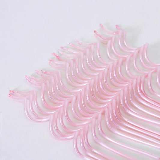 Pink Swirly Candles