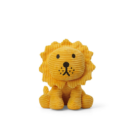 Lion Corduroy Yellow 17cm