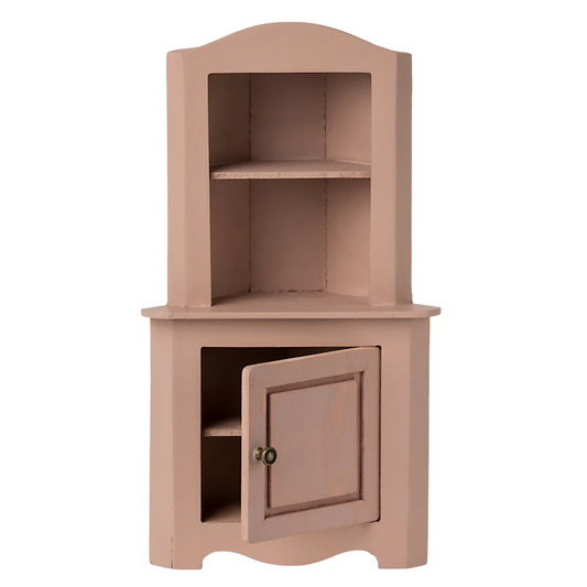 Miniature Corner Cabinet Rose