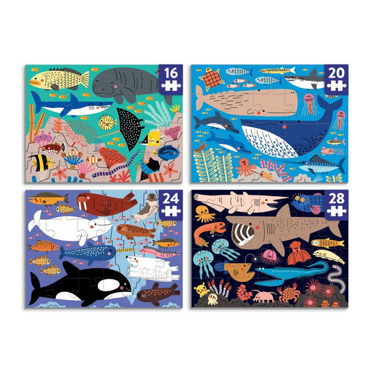 Level Up Oceans 4 Puzzle Set