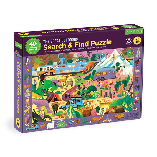 The Great Outdoors Search and Find Puzzle 64 Piece