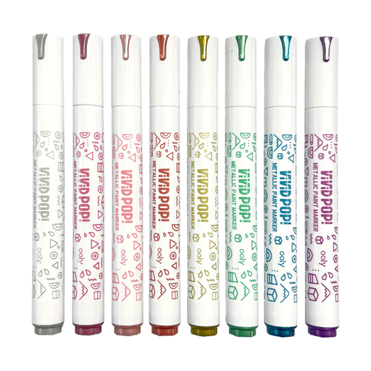 Vivid Pop! Paint Markers Metallic