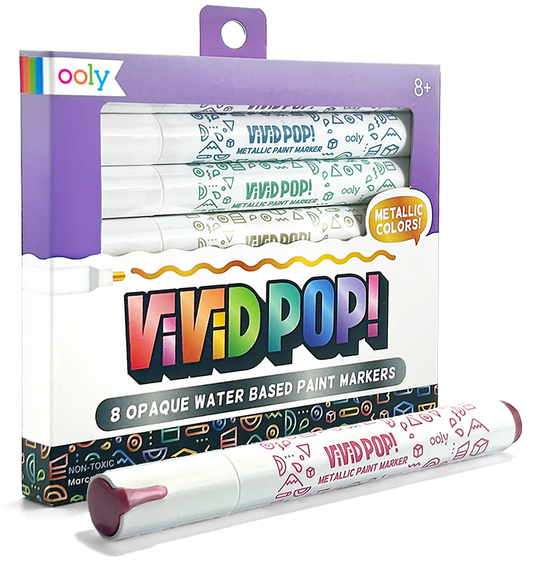 Vivid Pop! Paint Markers Metallic