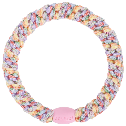 Pastel Circus Glitter Hair Tie