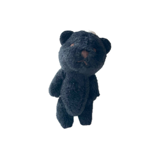 Mini Plush Teddy Bear Black