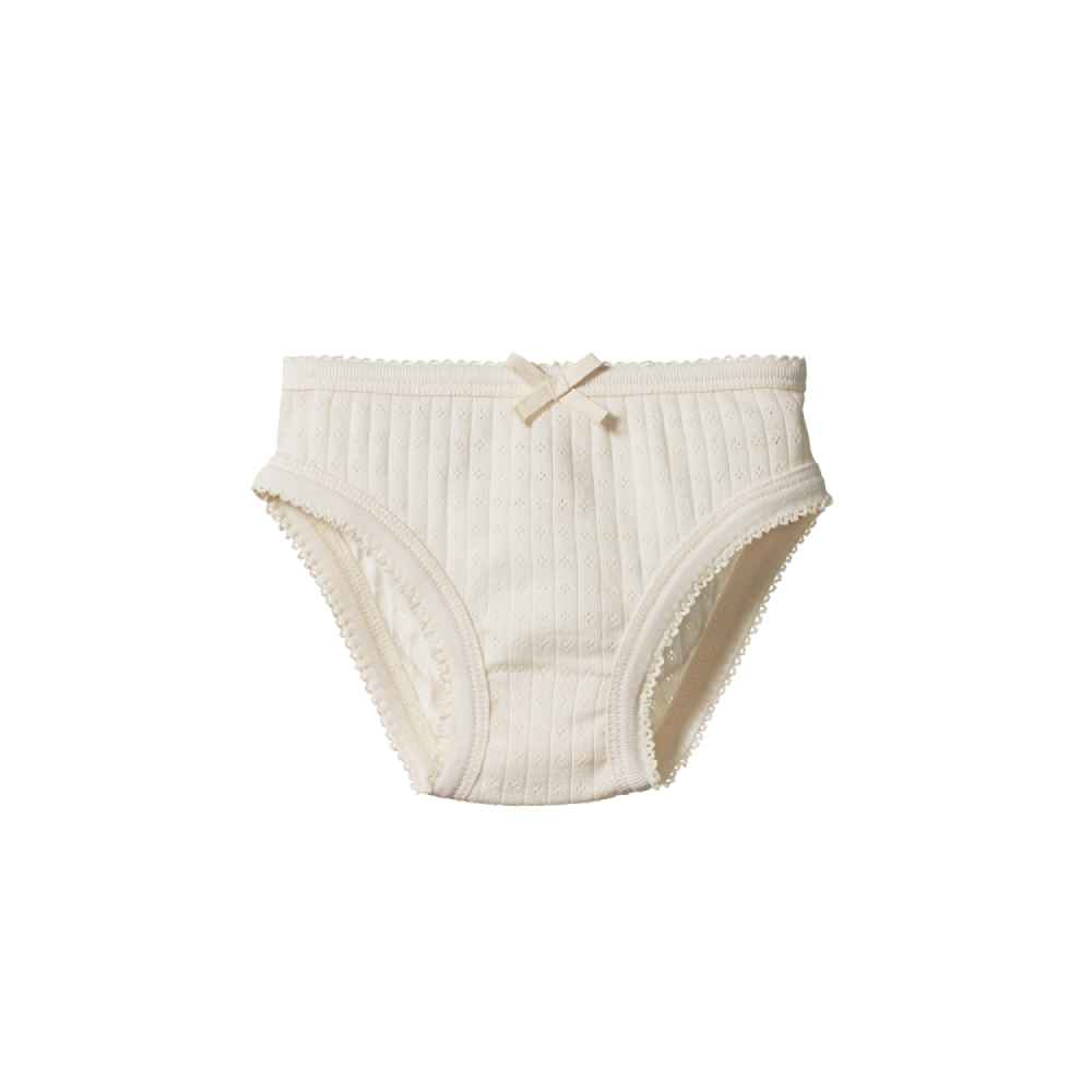 Pointelle Knickers Natural