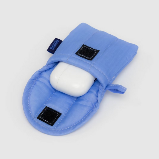 Puffy Earbuds Case Cornflower