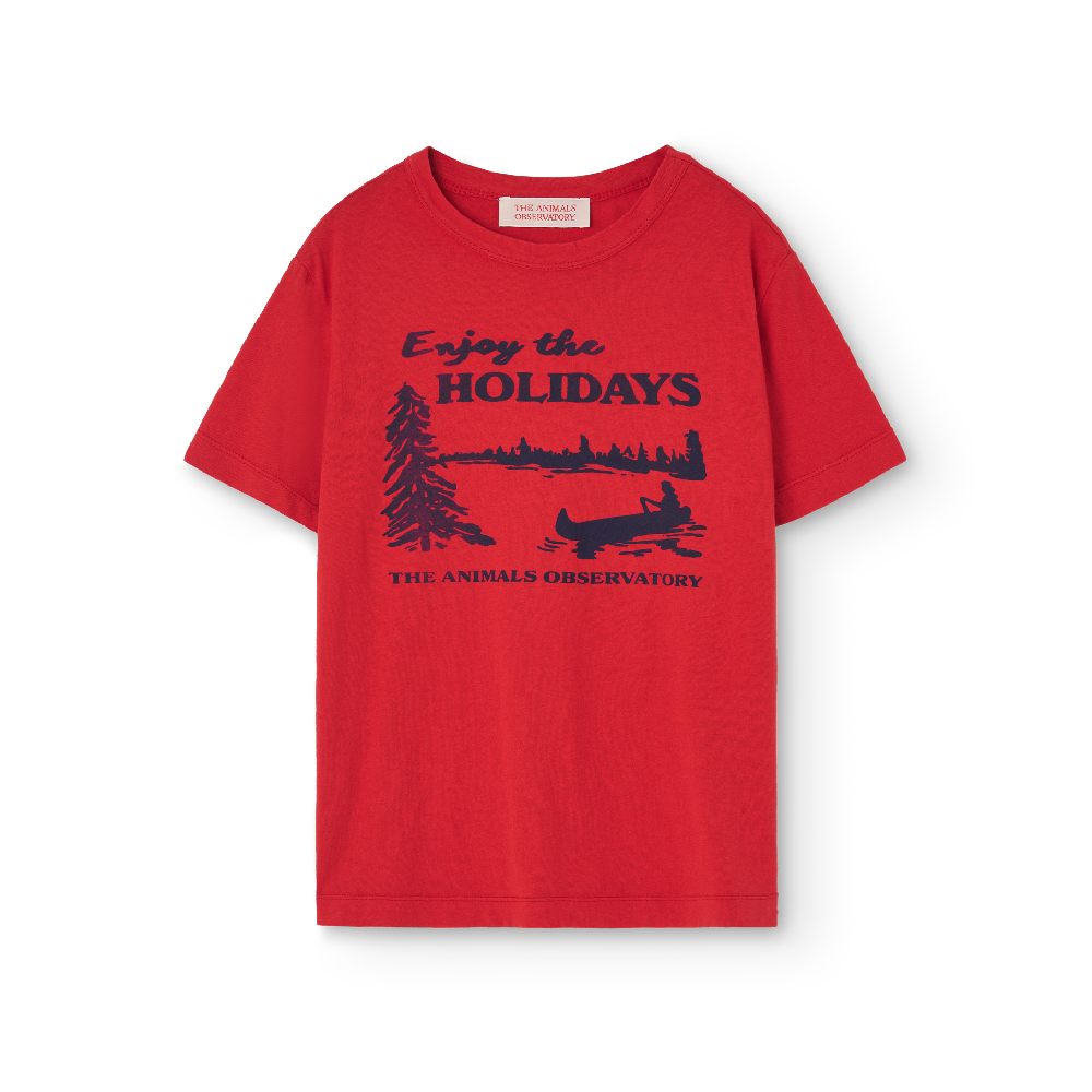 Rooster Kids T-Shirt Red