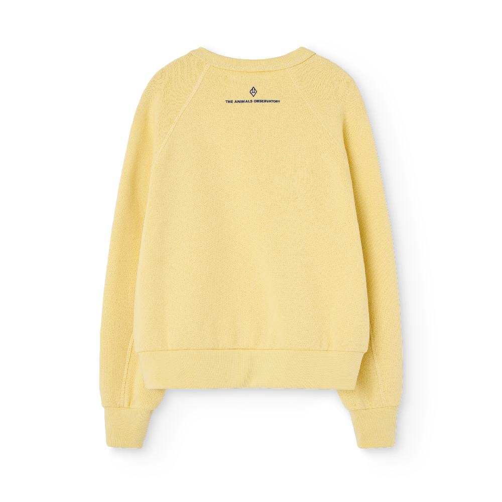 Shark Kids Sweatshirt Soft Yellow