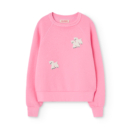 Shark Kids Sweatshirt Pink