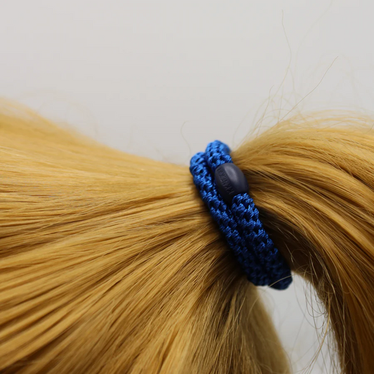 Slim Electric Blue Hair Tie