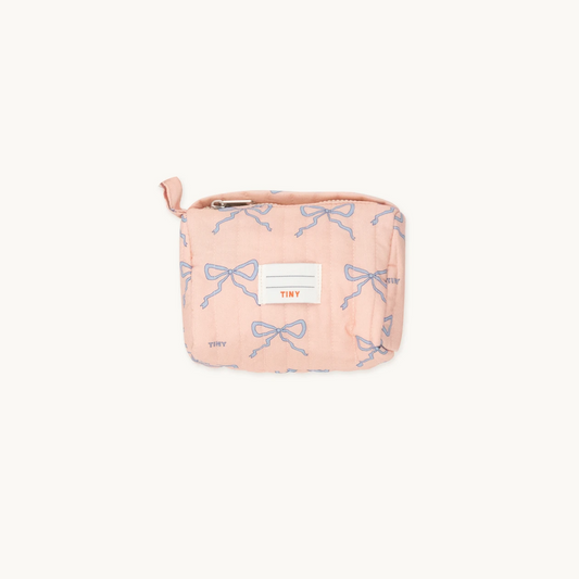 Bows Small Pouch Wild Rose