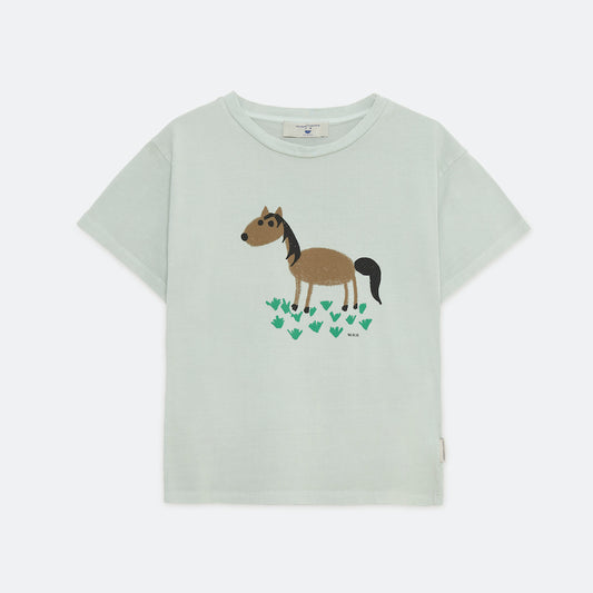 Horse T-Shirt Soft Green