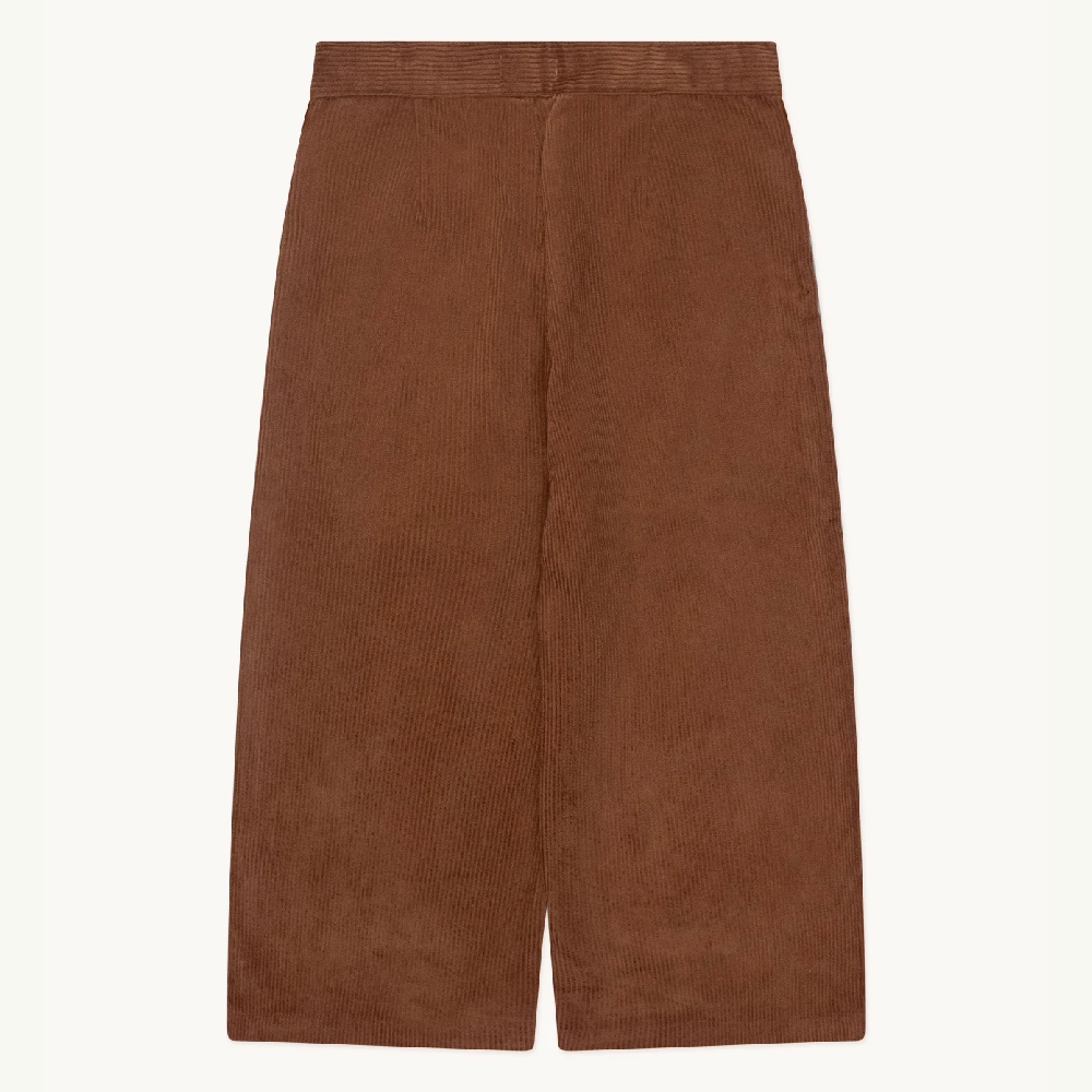 Corduroy Straight Pants Chocolate