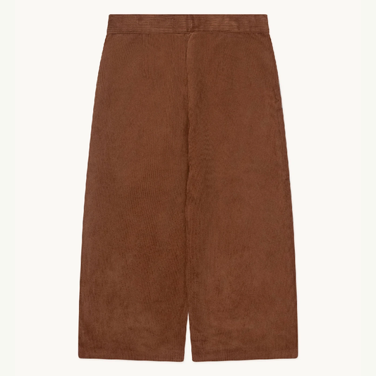 Corduroy Straight Pants Chocolate