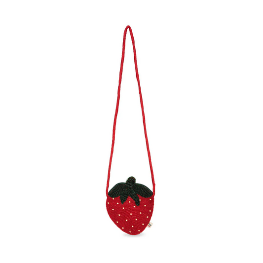 Strawberry Beaded Bag