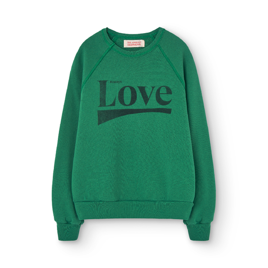 Green Love Shark Sweatshirt